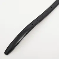 【美品】CELINE トリンオフ　ブラック レザーベルト 70 CELINE - 美品！セリーヌ スモール トリオンフ ベルト 70 ブラックの