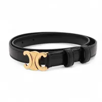 セリーヌ トリオンフ ベルト 70 レザー ブラック A4071513｜中古