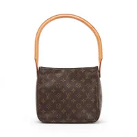 ヴィトン モノグラム ルーピングMM M51146 ブラウン