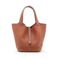 エルメス ピコタンロック22 MM トリヨンクレマンス ゴールド シルバー金具 K:2025年