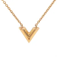 ヴィトン M80137 エセンシャル V LE0241 ネックレス GP ローズゴールド