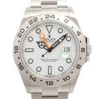 ジャイアン様　エク　ホワイト文字盤 ロレックス エクスプローラーⅡ 226570 SS SS AT 白文字盤 A4071958