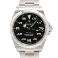 ロレックス エアキング 126900 SS SS AT 黒文字盤