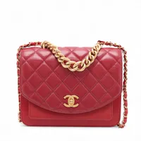 シャネル マトラッセ ラムスキンxキャビアスキン 2WAYショルダーバッグ