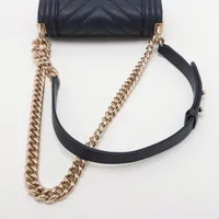 シャネル ボーイシャネル20 スモール キャビアスキン チェーン