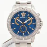 ヴェルサーチ SS SS QZ 青文字盤 VE2E AP136215｜中古ブランド品