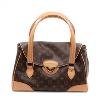 【廃盤】 ルイヴィトン モノグラム ビバリーGM M40120 ヴィトン モノグラム ビバリーGM M40120 ブラウン A4072418｜中古