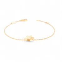 ヴァンクリーフ&アーペル フリヴォル ミニ ダイヤ ブレスレット 750(YG