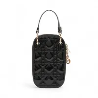 【極美品】ディオール カナージュ フォンホルダー 2WAY ショルダーバッグ クリスチャンディオール カナージュ フォンホルダー パテントレザー