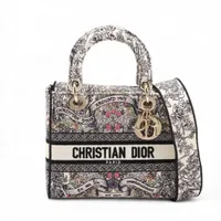 クリスチャンディオール レディディーライト ミディアム キャンバス