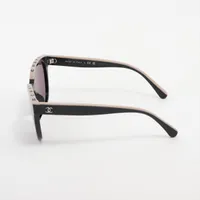 シャネル 5414-A ココマーク サングラス プラスチック ブラック