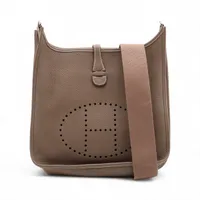 エルメス エヴリン3 29 PM トリヨンクレマンス エトゥープ シルバー金具 A:2017年