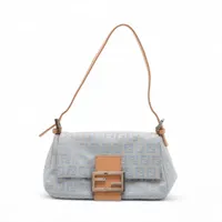 フェンディ ズッキーノ マンマバケット キャンバスxレザー ワン