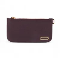 カミーユフォルネ アリゲーター×レザー コインケース グレー A3461157