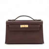 エルメス ポシェット ケリー ミニ ヴォースイフト ハバナ ゴールド金具