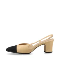 シャネル ココマーク 16S レザー パンプス 39 レディース ベージュ