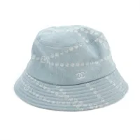 シャネル ココマーク ハット M コットン ブルーデニム A4073218｜中古