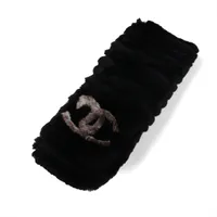 シャネル ココマーク マフラー オリラグ ブラック A4073309｜中古