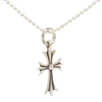 クロムハーツ タイニーCHクロス ネックレス 925 11.8g ボールチェーン