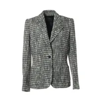 ロエベ ラム レザージャケット 48 メンズ ブラック テーラード