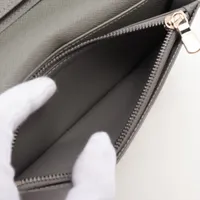 ヴィトン モノグラムチタニウム ポルトフォイユブラザ M63236 グレー