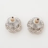 シャネル ココマーク カメリア C22V ピアス(両耳用) メタル×ライン