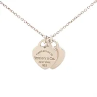 ティファニー リターントゥティファニー ミニダブルハートタグ