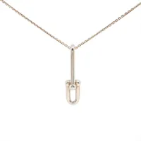 ティファニー レター ネックレス 925 8.2g シルバー ハワイ限定 ポスト