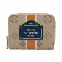 極美品] ルイヴィトン モノグラムデニム ジッピーパース M82957