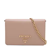 プラダ サフィアーノ トライアング 1ZH197 レザー iPhoneケース カーキ