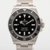 ロレックス サブマリーナー 124060 SS SS AT 黒文字盤