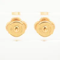 新品　ヴァンクリーフ&アーペル スウィートアルハンブラオニキスYGピアス ヴァンクリーフ&アーペル スウィートアルハンブラ オニキス ピアス 750