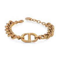 ディオール CD Navy CDネイビー ブレスレット GP ゴールド VO016231