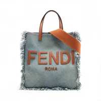 ドルチェ&ガッバーナ ショッピングバッグ デニム 2WAYトートバッグ