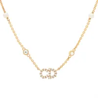 ディオール Clair D Lune クレール ディー リュヌ ネックレス GP