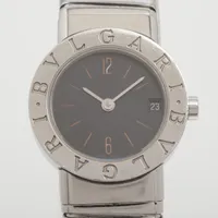 ブルガリ トゥボガス BB232T YG SS QZ 黒文字盤 A4081465｜中古