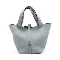 エルメス ピコタンロック18 PM トリヨンクレマンス ブルーペール