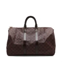 MARU美品！新品未使用　ダミエ　キーポル・バンドリエール45 ヴィトン ダミエ キーポルバンドリエール45 N41428 ブラウン AP136545