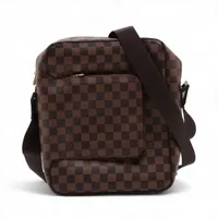 大人気✨ルイヴィトン　ショルダーバッグ　ダミエ　オラフ　N41441 ブラウン ヴィトン ダミエ オラフMM N41441 ブラウン A4076954｜中古ブランド品