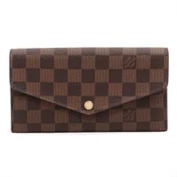 ヴィトン ダミエ ポルトフォイユサラ N60114 ローズバレリーヌ 財布