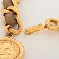 シャネル 31 RUE CAMBON チェーンベルト GP×革 ゴールド A4077356