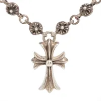 クロムハーツ 1ボールタイニーCHクロス ネックレス 925 12.0g イン