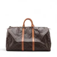 LOUIS VUITTON ウォータープルーフキーポルバンドリエール55 キーポル・バンドリエール 50 モノグラム・シャドウ｜ルイ・ヴィトン