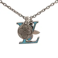 ヴィトン M02225 LV スピード OB3274 ネックレス GP シルバー A3470932