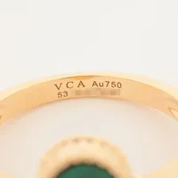 ヴァンクリーフ&アーペル ヴィンテージアルハンブラ マラカイト ダイヤ