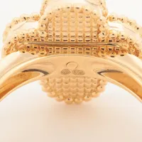 ヴァンクリーフ&アーペル ダイヤリング ヴィンテージアルハンブラ マラカイト ヴァンクリーフ&アーペル ヴィンテージアルハンブラ マラカイト ダイヤ