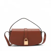 セリーヌ クラッチタブー レザー 2WAYショルダーバッグ ブラウン