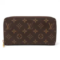 ヴィトン モノグラム ジッピーウォレット M60017 ブラウン ラウンド