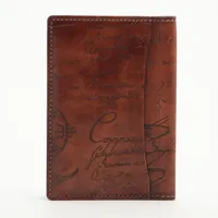 ベルルッティ カリグラフィ レザー カードケース ブラウン A4078463