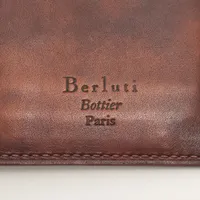 ベルルッティ カリグラフィ レザー カードケース ブラウン A4078463